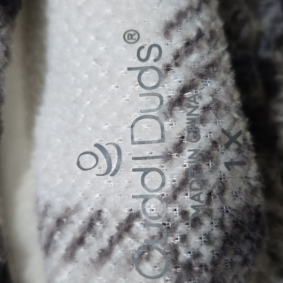 Cuddl Duds Plaid Cloud Fleece Pullover - Picture 3 of 3